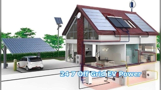Off Grid Power System Solar EV Charge